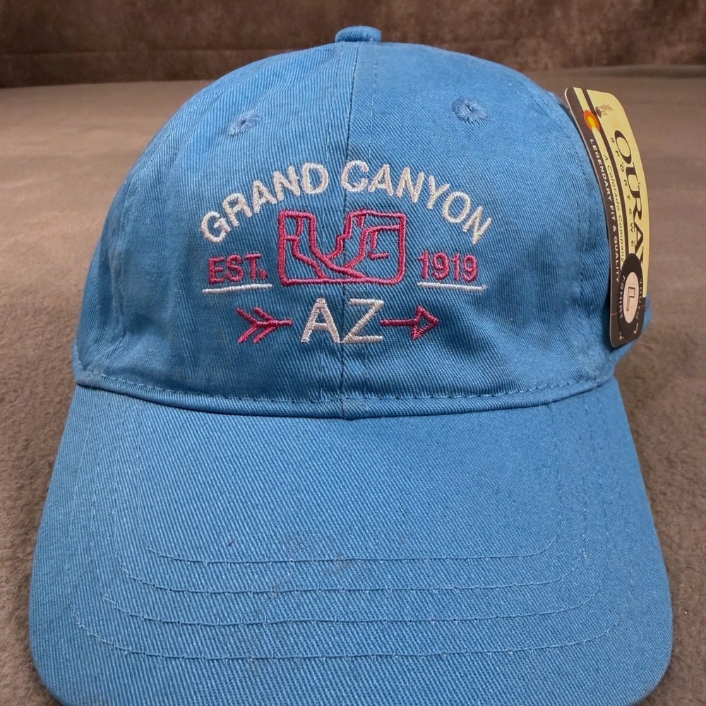 Ouray Sportswear Grand Canyon Arizona Youth Blue Baseball Cap Hat NWT Adjustable